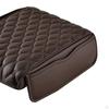 Car Armrest Cushion Pillow PU Leather with Storage Pocket Arm Rest Pad Box Cover