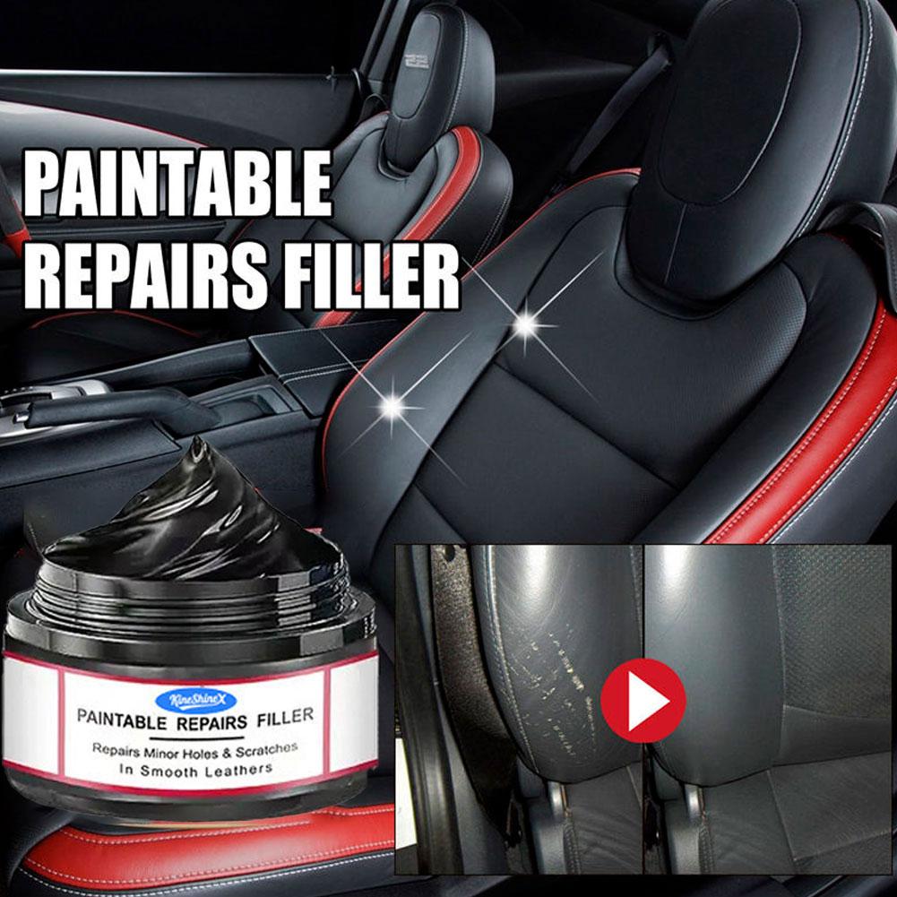Car Interior Shiny Refurbishment Wax - Plastic Parts Renewal, Black Vehicle Yellowing Repair - Effectively Remove Scratches
