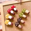 2pcs Cute Mushroom Wool Children's Duck Bill Clip Korean Girls Bangs Headgear Hairpin Headwear Girls Kids Hair Accessories