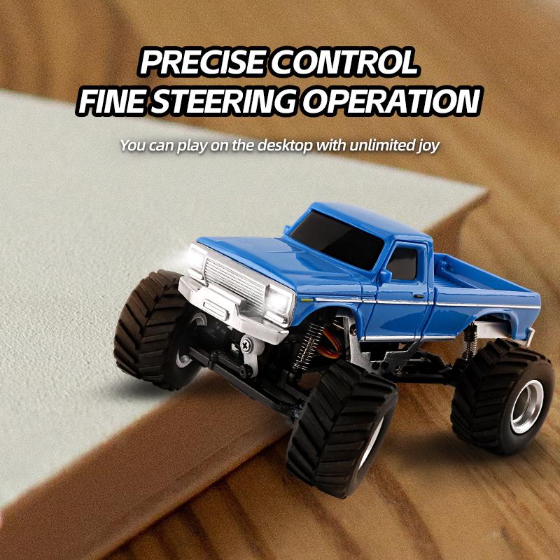 1/36 4WD Mini RC Crawler Car Radio Control Off-road Vehicles Light System Remote Control RTR Model Toy for Kids Adults 3601 3602
