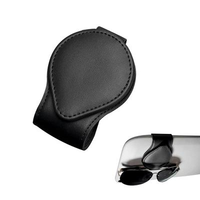 JetWave Sonnenbrillenhalter für Autos, Brillenclips, Aufbewahrung & Schutz, Leder Material, Einfache Installation,
