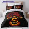 Galatasaray Halo Bedding Quilt Set Quilt Cover Pillowcase Home Decoration Birthday Gift (1 * Duvet Cover + 2 * Pillowcase, Without Core)