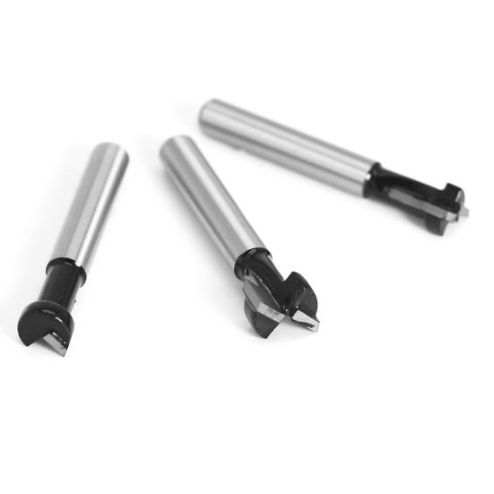 1/3Pcs 5/16 3/8 1/2 T-Slot Keyhole Cutter Router Bit Woodworking Milling Tool
