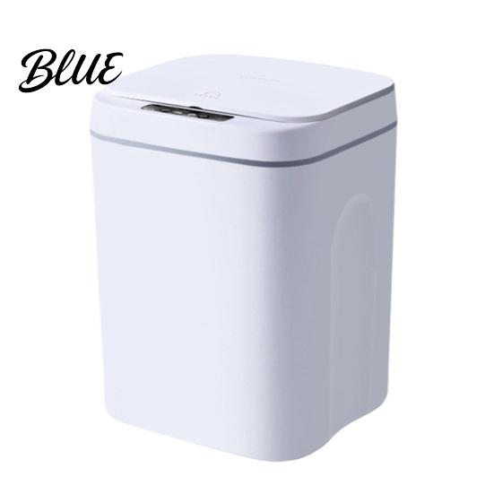 Automatic Lid Kitchen Bin Trash Can Touchless Waste 12L 14L 16L Capacity Waterproof Motion Slim Square for Bedroom Sensor Garbage Can with Bathroom,