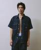WACKY WILLY [26Ss] Easy Denim Short Sleeve Shirt Indigo