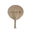 Handmade Weaving Fan Natural Bamboo Raffia Hand Fan Chinese Style Woven Palm Leaf Handheld Fan Summer Cooling Fan Wedding Party Decoration