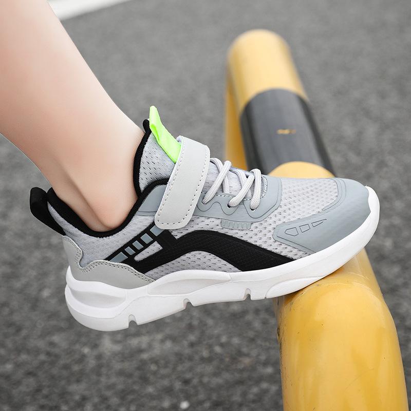 

Boys shoes 2025 summer new middle and older children s sports shoes single net breathable boys casual running shoes tide 29