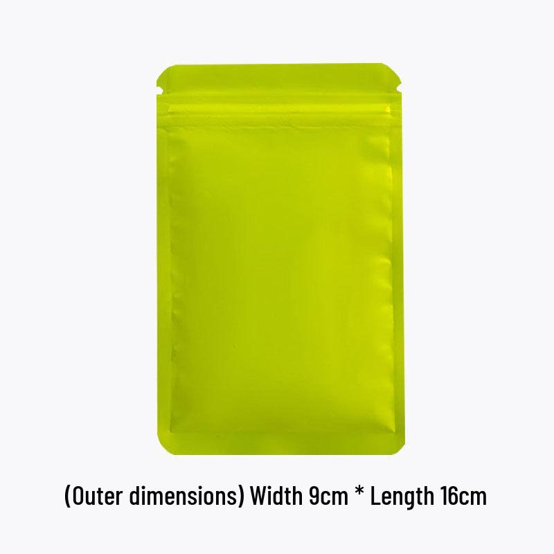 Double-Sided Frosted Aluminum Foil Self-Sealing Opaque Packaging Bag for Colored Ornaments