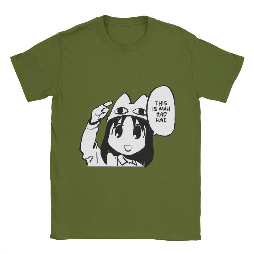 Ayumu Osaka   Bavlněné tričko pro muže Léto Azumanga Daioh  Estetická trička Kulatý výstřih Populární trička Nadměrné Velkoobchodní oblečení