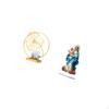 Acrylic Statue Iron Figurine Decorative Unique Collectible Ornament Sculpture for Bookshelf Office