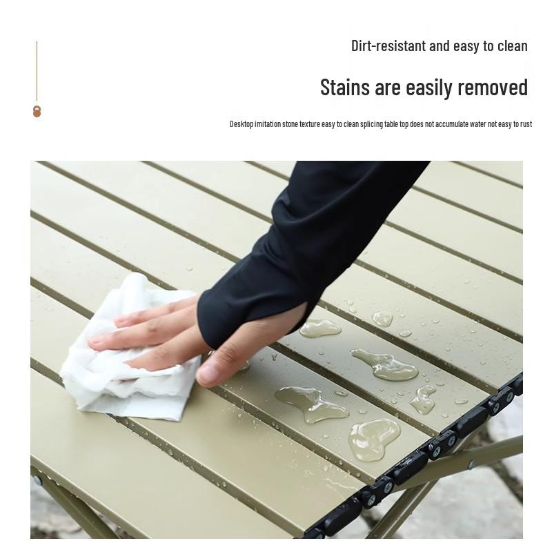 Verstellbarer Outdoor-Roll-up-Klapptisch für Camping und Grillen