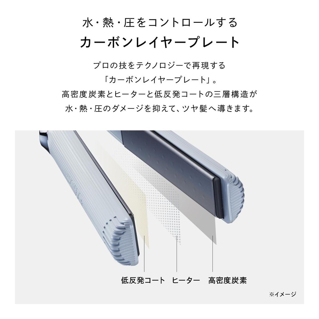 [Exklusiv im offiziellen Shop] ReFa STRAIGHT IRON PRO (Rosa) mit Haarstyling-Ratgeber und Shopper-Tasche