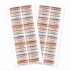 144Pcs Personalized Name Stickers Long Strip Pencil Labels Custom Waterproof Self Adhesive Name Labels For Bottles Notebooks