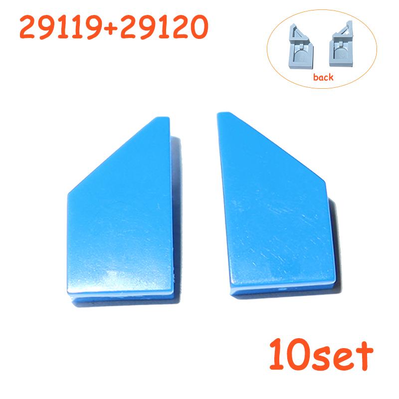 1x2 Panel Wedge Plate Curved Technical Parts Custom Build Mechanical Car Bricks Assembling Block Assembles Particles 29120 29119