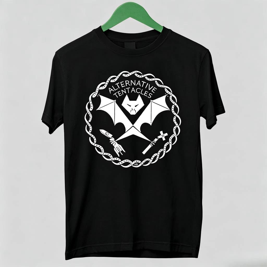 2026 Summer Hot Sale Alternative Tentacles Record Label Gift Funny Meme T Shirt Men Women Vintage Top Hip Hop Streetwear Oversized T-shirt