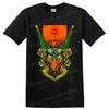 Samurai Mask T Shirt Retro Anime Cartoon Halftone Armor Warrior Graphic Art Tee