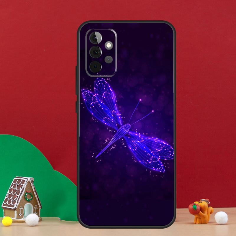 Colorful Dragonfly Case For Samsung Galaxy A55 A52 A32 A12 A33 A06 A16 A26 A36 A56 A15 A53 A13 A34 A54 A14 A17