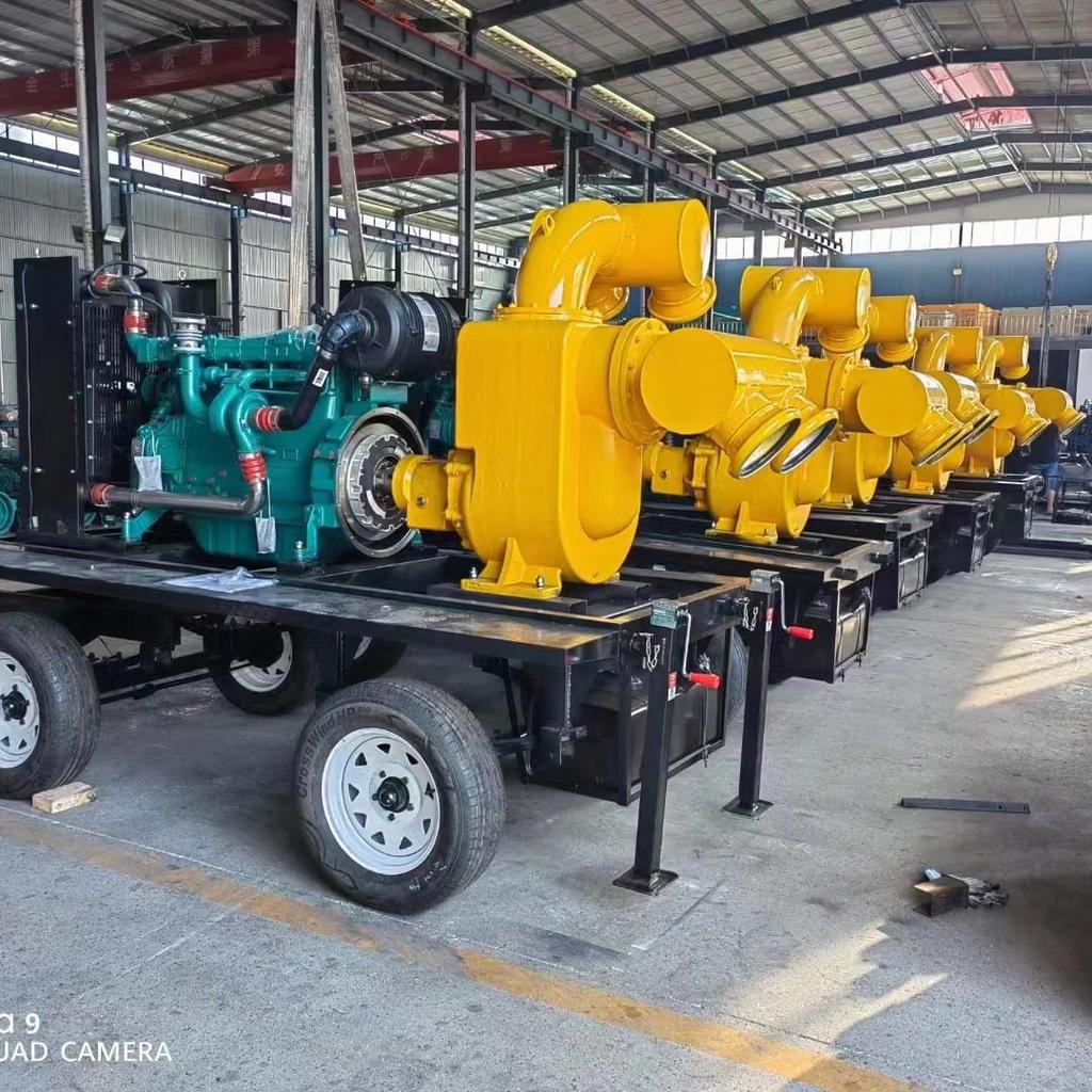 Diesel Engine High Head Water Pump Truck - 1000 Cubic Meter Capacity