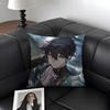 HHonkai StarR Rail Dan Heng Cushion Cover Natural Linen Organic Fabric DoubleSided Printing Sofa Home Decor Gift Pillow Case