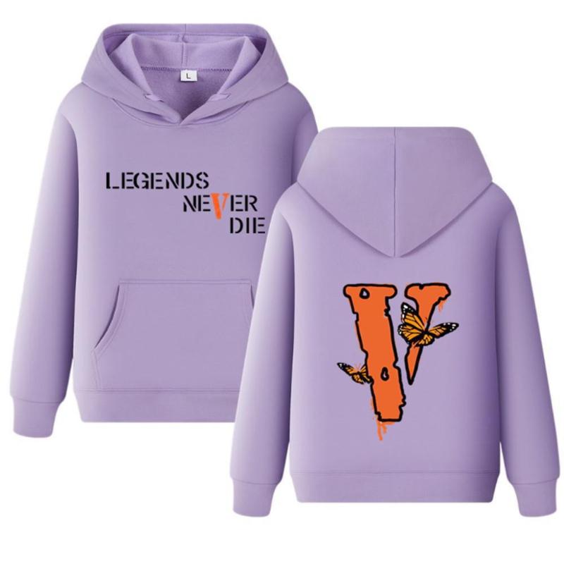 Kapuzenpullover Sweatshirts Unisex Mode Buchstaben Herren Damen Locker Langarm Schmetterling Hoodie