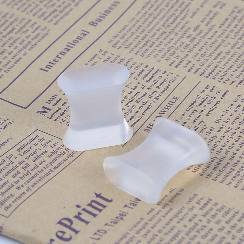 

Прозрачный разделитель пальцев, ортопедический силиконовый фиксатор большого пальца стопы для ежедневного использования для коррекции перекрывания больших пальцев, мягкий разделитель пальцев стопы S code прозрачный