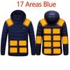 USB-Powered Heated Winter Coat: Smart 11-Zone Temperature Control for Men and Women