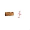 Remote Control Tissue Box Ballerina Figurine Resin Girl Sculpture Storage Birthday Gift Novelty