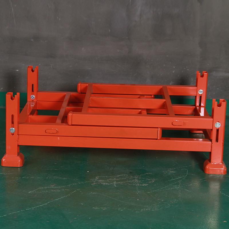Expert-Preferred Foldable Heavy-Duty Metal Tire Storage Rack with Fabric Shelves