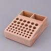 Desktop Hand Tool Stand Practical Wooden Storage Rack with Holes
