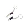 Folding Pocket  Keychain Knife Small Wood Handle Stainless Steel Mini Portable Pocket Key Ring EDC Carry Utility Knives