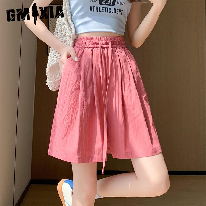 

GMXIA Женские модные повседневные летние весенние шорты XL роза розовый