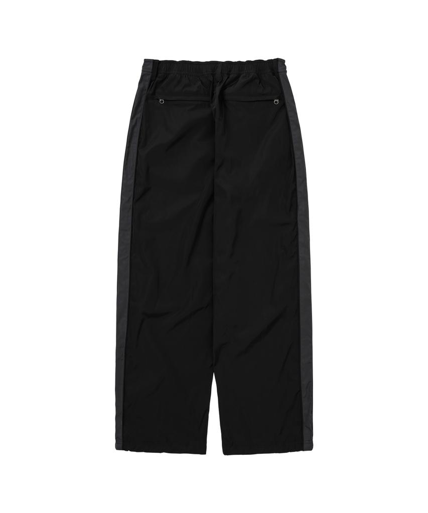 WELLBEING EXPRESS Color Blocked Nylon Pants Black