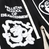 Unisex Hellstar Široké tepláky Kontrastní boční panel Potisk písmen ve stylu graffiti Šňůrka Elastický pas Hip-Hop Streetwear Muži Ženy