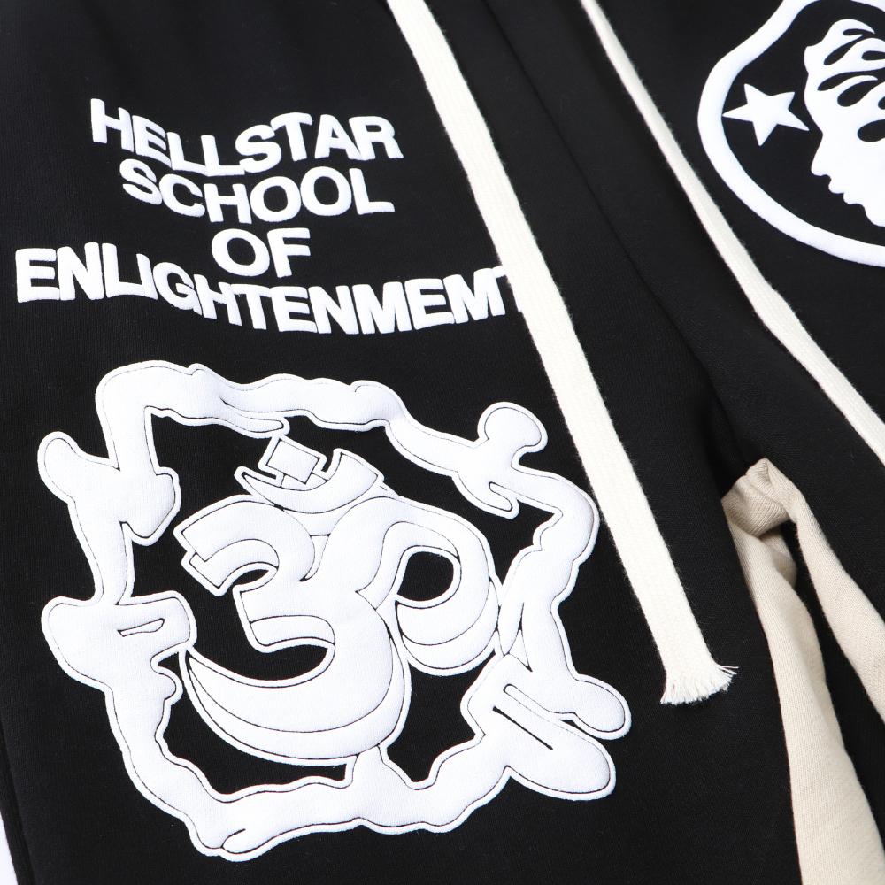 Unisex Hellstar Široké tepláky Kontrastní boční panel Potisk písmen ve stylu graffiti Šňůrka Elastický pas Hip-Hop Streetwear Muži Ženy