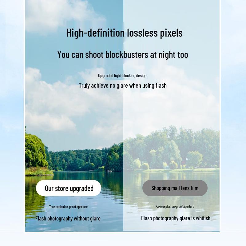 Langling Huawei Enjoy 90 Pro Max HD Tempered Glass Camera Lens Protector (2-Pack)