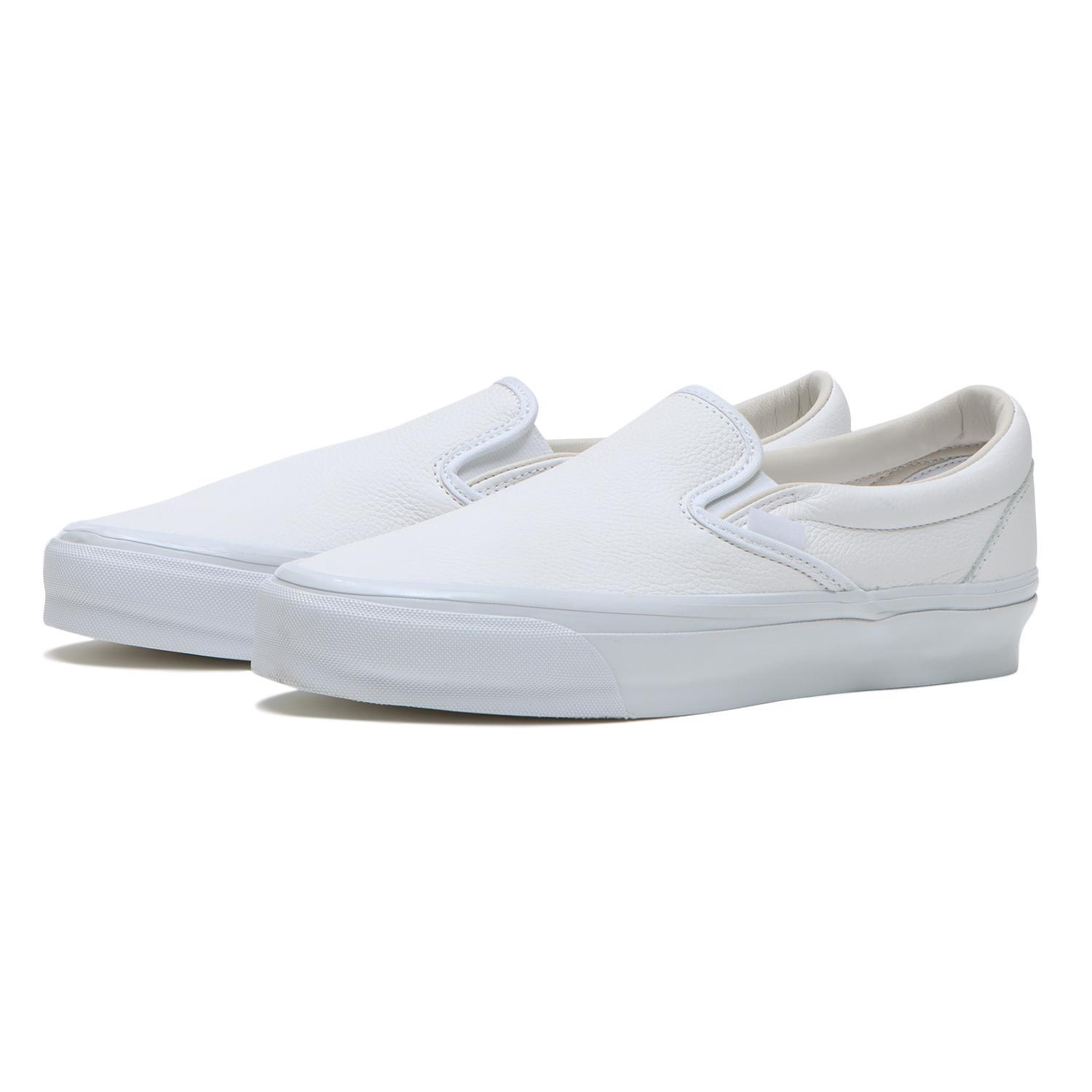 VN000CSEWWW Vans Slip-On Reissue 98 LX Leather White (Men s) 7.5