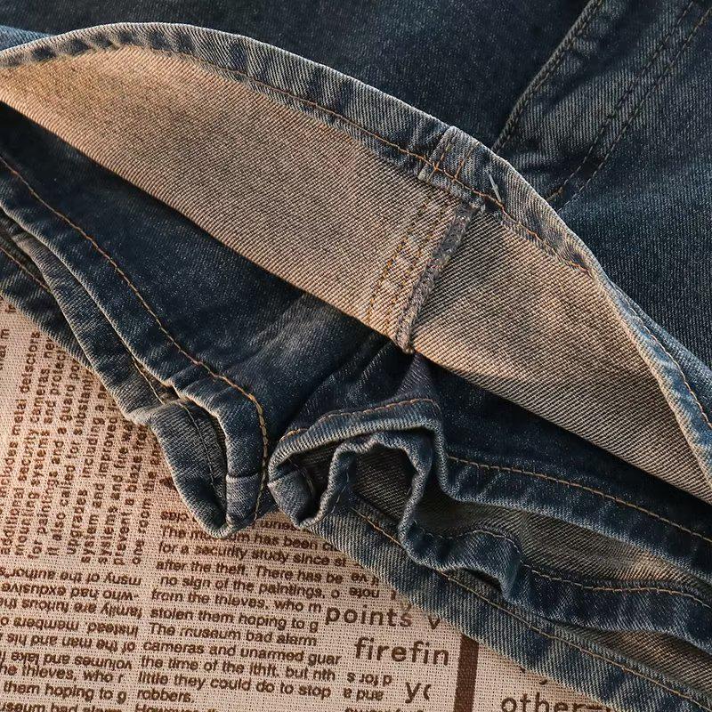 Damen High Waist Retro Blau Denim A-Linien Midi-Rock - Sommer Süß Schlankmachendes Design