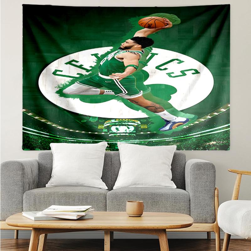 Boston Basketball Quick-Dry Tapestry Hanging for Bedroom,Livingroom, Playroom,Decor Art Room Wall Tapestry Holiday and Birthday Gifts