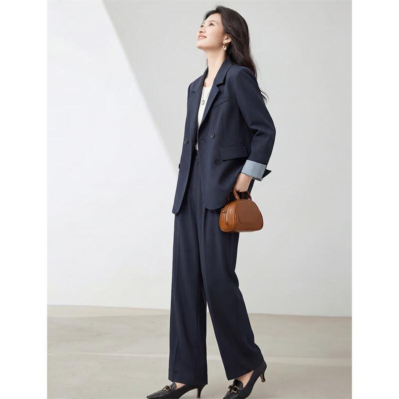 Women's Elegant Double-Breasted Suit Set