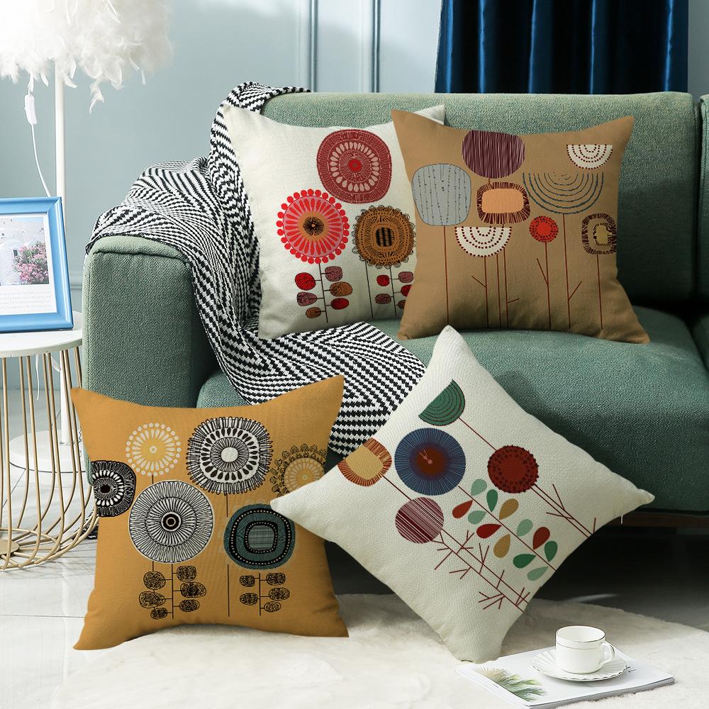 Hand-painted Abstract Pillow Home Decoration Pillow Case Bed Pillow Sofa Pillow