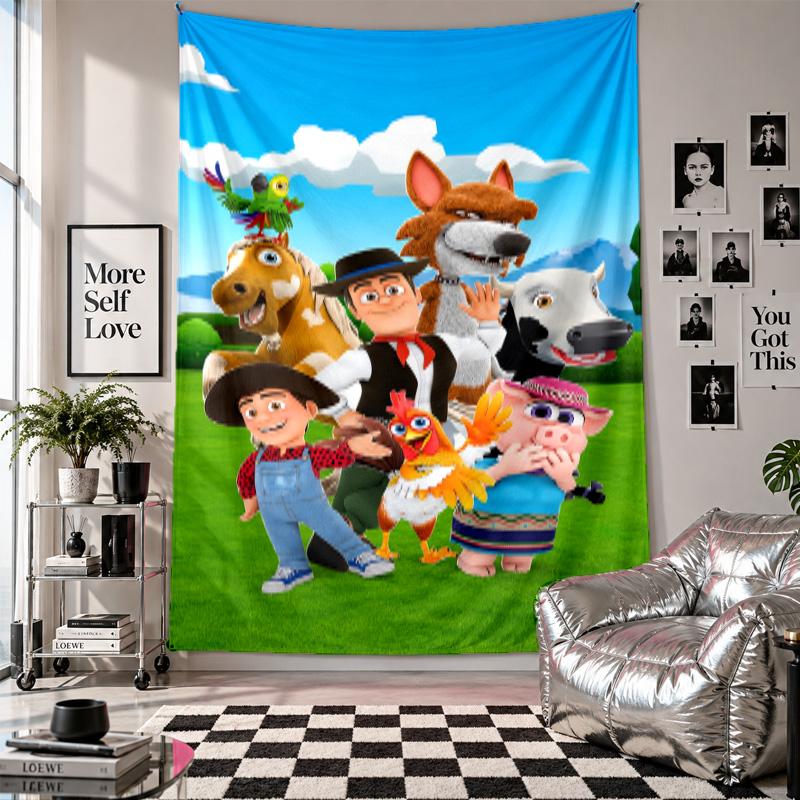 Wall TapestryLa Granja de Zenón Art Hanging Cloth Decorative Background Cover for Room Decoration