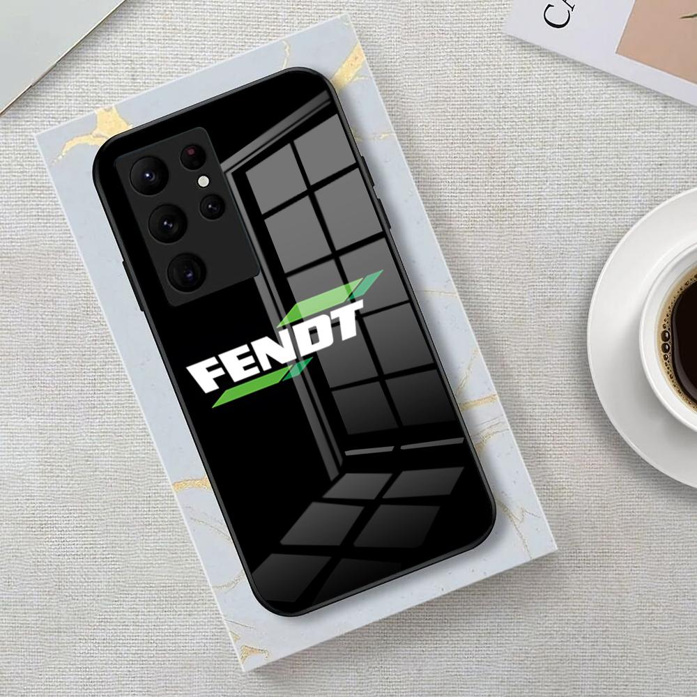 Machinery FENDT Phone Case For Samsung S26 S25 Edge Ultra 23 22 21 20 Ultra Plus S24 Fe Glass Cover