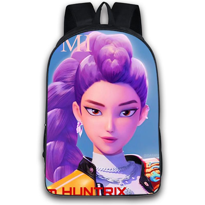 Kpop Demon Hunters Backpack Boys Girls Zoey Mira Rumi Bookbag Knapsack Schoolbag Rucksack Travel Backpacks Birthday Gifts