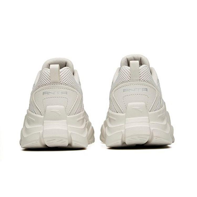Anta Lifestyle Series Fabric Synthetic Leather Versatile Casual Shock Absorbing Non-Slip Wear-Resistant Breathable Low-Top Sports Shoes 912128827-3