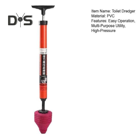 1/2-teiliger Toilettenbagger, einfache Bedienung, Mehrzweck-Entwässerungsrohrwerkzeug, Hochdruckbaggerung, robustes Design, Toilettenabtropffläche