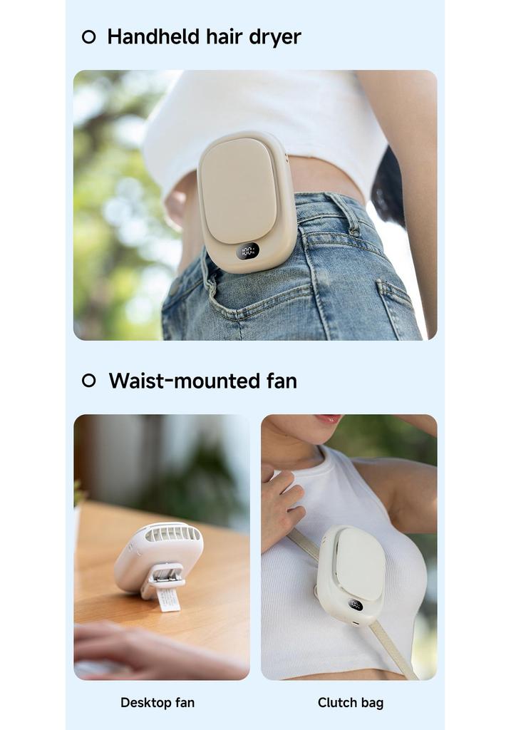 Bladeless Turbine Waist Fan 2026