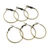 20pcs/Lot 15mm 20mm 25mm 30mm 5colors Plated Circle Round Hoop Round Big Circle Hoop Earrings DIY Women Jewelry Making