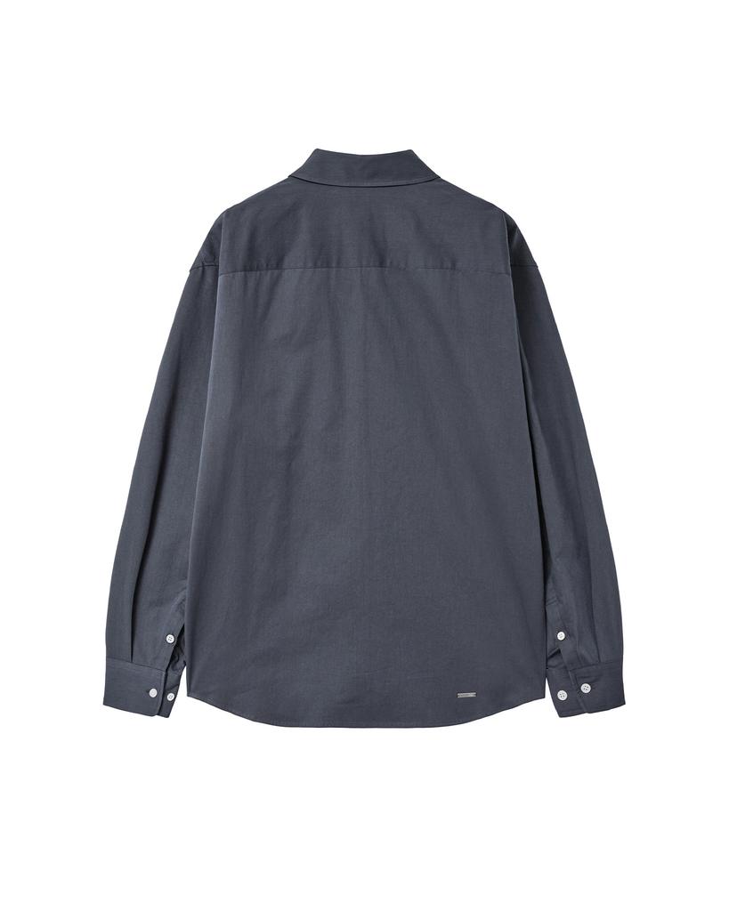 Misekiseoulmaen Pocket Button Panel Shirt Charcoal