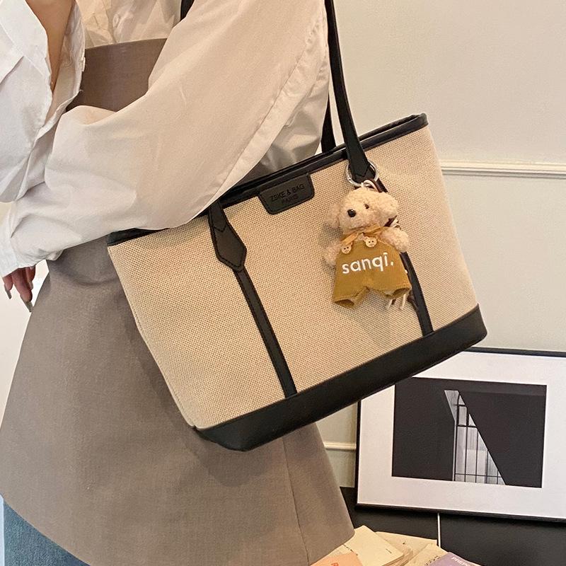 Premium Commuter Large-capacity Tote Bag Women's 2025 New Fashion Retro Versatile Shoulder Bag Trendy Underarm Bag