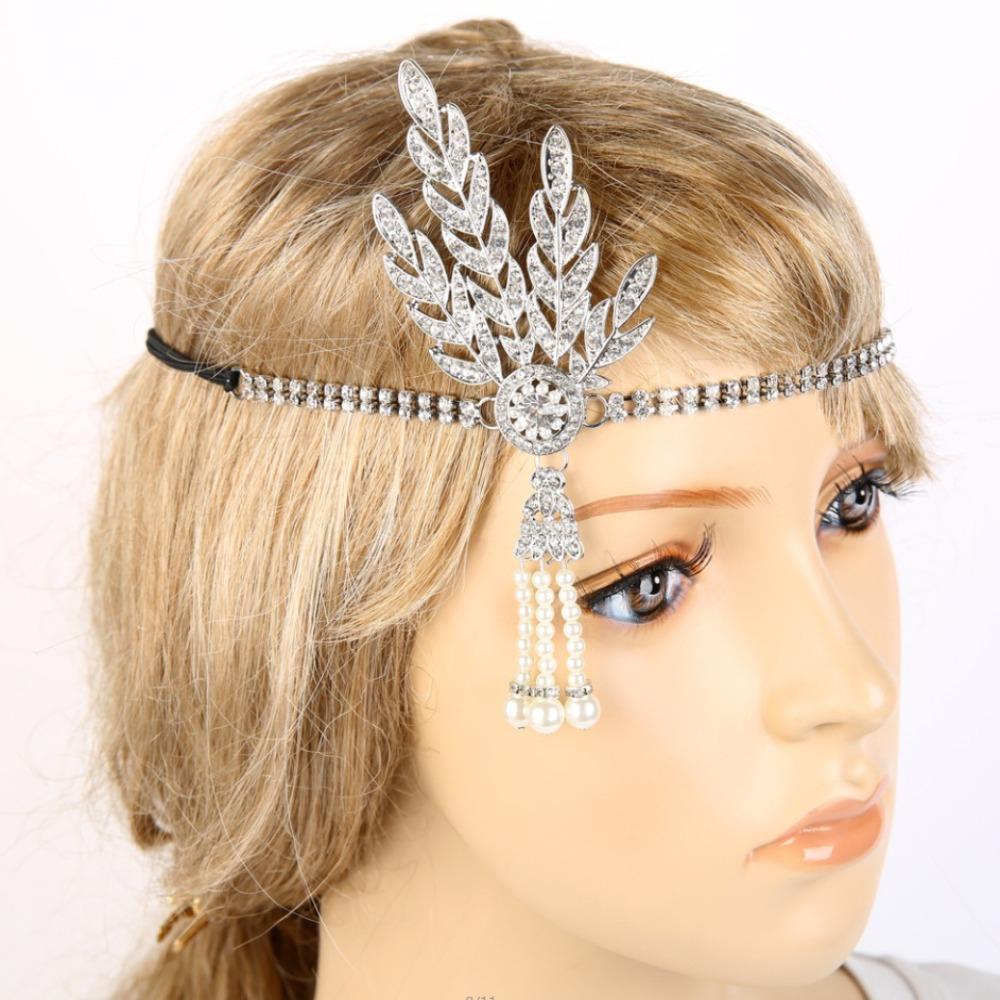 

Costume Hair Accessories Korean Style Bridal Headwear Wedding Jewelry Bridal Headband Women Tiara green-B
